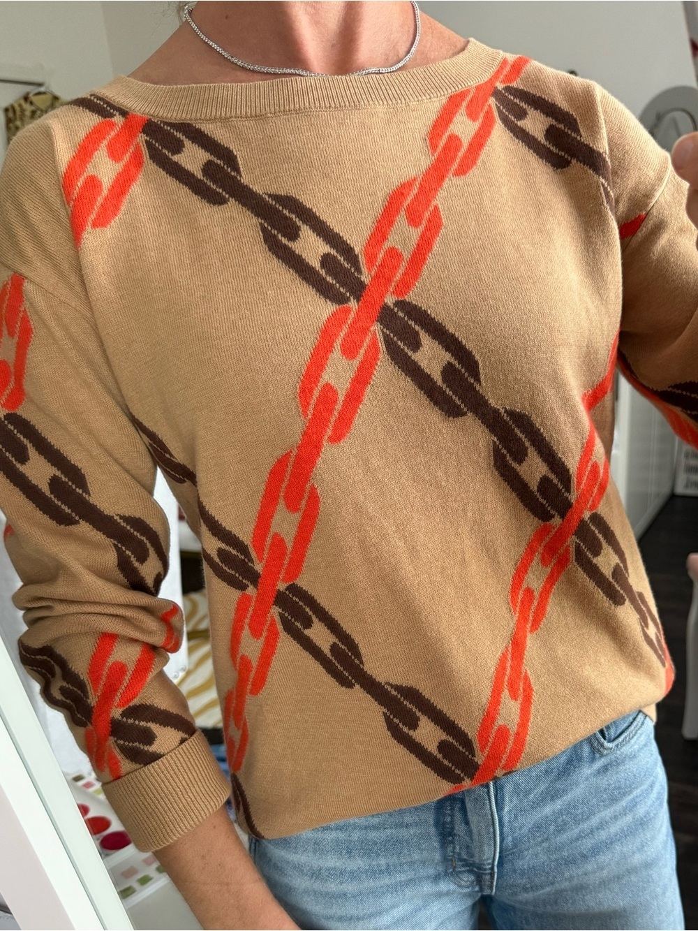 Talbots Horsebit Equestrian Sweater Small Quiet Luxury Hunt Club Fall
